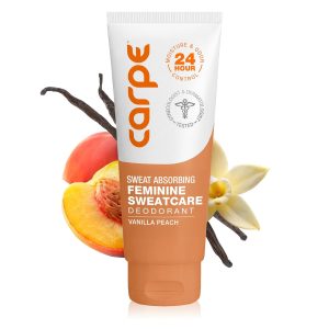 Carpe Feminine Sweatcare Intimate Deodorant - pH Balanced. 24Hr Moisture & Odor Control Whole Body Deodorant for Women